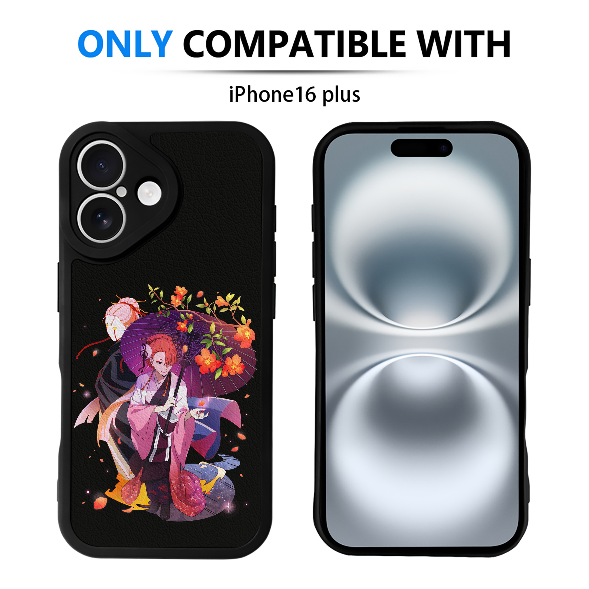 （画像用） 文豪ストレイドッグス Bungo Stray Dogs 【iPhone 16シリーズ対応】シリコンスマホケース（レザー調） 材質：シリコン